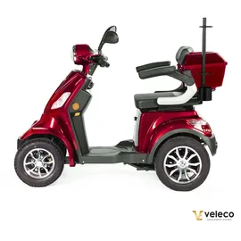 VELECO Faster Elektromobil 4-Rad rot