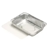 Papstar 14513 Aluschalen, Aluminium, silber, 21,4 x 15 x 4 cm
