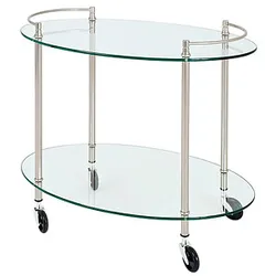 HAKU Möbel Servierwagen silber 68,0 cm 63,0 cm