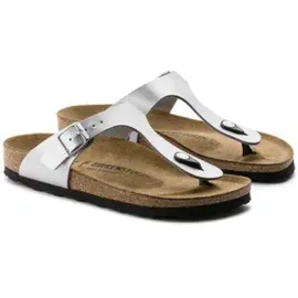 Birkenstock Gizeh Birko-Flor silver 39