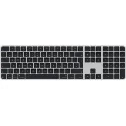 Apple Magic Keyboard mit Touch ID und Ziffern­block, Deutsch, schwarze Tasten