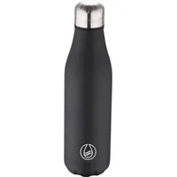 BERGNER Thermo Bottles Wasserflasche, Schwarz, 500 ml