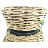 Van der Leeden DRYPOT Rattan Ø 59 cm Grau