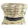 Van der Leeden DRYPOT Rattan Ø 59 cm Grau