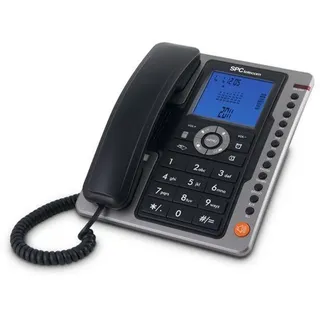 SPC 3604N Analoges Telefon DECT-Telefon Anrufer-Identifikation Schwarz