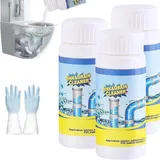 3 Stück Vollstern Abflussreiniger Schaum Extra Stark, Vollstern Rohrreiniger Extrem Stark, Wild Sink Und Drain Cleaner, Hochwirksamer Rohrreiniger Mit Aktivschaum, für Küche, Bad Toilette und Balkon