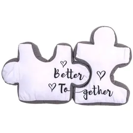 Out of the Blue Better Together Puzzle Kissen 2er Set 40 x 40 cm Blau
