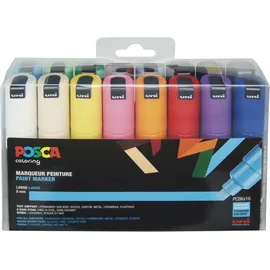 Uni-Ball POSCA PC-8K Acrylmarker sortiert 16er-Set (182616)