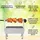 Klarstein 2-in-1 Rotisserie Grill Mini silber