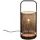 Formano Lampe Rund Goldschwarz
