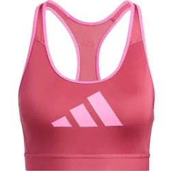ADIDAS adidas Damen DONT REST 3 BARS BRA, Rosarot/Pink, L