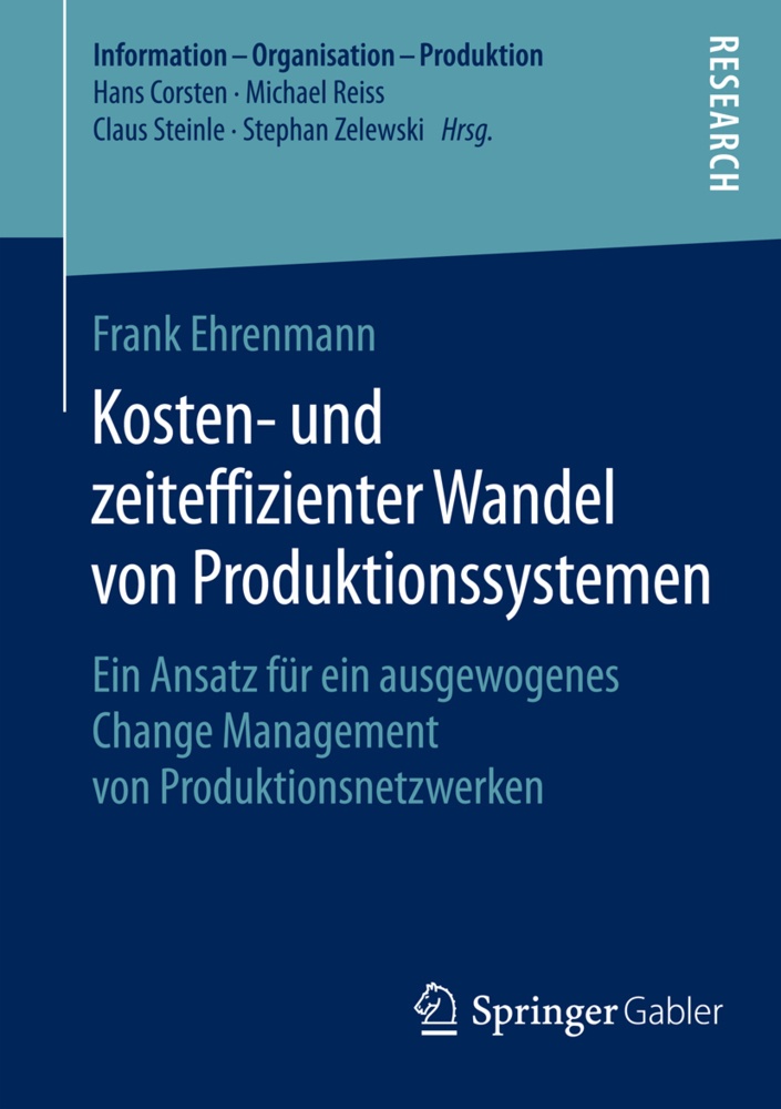 Kosten- Und Zeiteffizienter Wandel Von Produktionssystemen - Frank Ehrenmann  Kartoniert (TB)