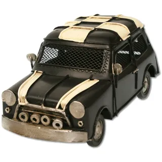 Auto aus Metall schwarz mit Spardose PKW Oldtimer Nostalgie Mini