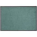 nyvi Fußmatte Wash & Clean - Wetterfest, Saugstark, Rutschfest Farbe:Olivgrün;Größe:90x150 cm