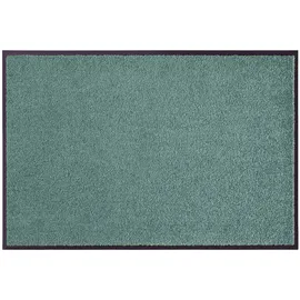 nyvi Fußmatte Wash & Clean - Wetterfest, Saugstark, Rutschfest Farbe:Olivgrün;Größe:90x150 cm