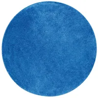 Snapstyle Hochflor Shaggy Teppich Blau Rund in 7 Größen