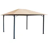 QUICK STAR Metall Garten Pavillon Nizza 3x4m Antik Partyzelt Sand