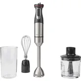 Nedis 4-in-1 Mixerset Aluminium schwarz 800W Stabmixer