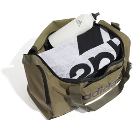 adidas Linear Duffelbag S Olive Strata/Black