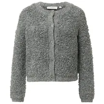 Comma, Strickjacke mit Knopfleiste, Anthrazit, 36