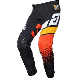 Answer Elite Korza Motocross Hose, schwarz-rot, Größe 30 für Männer