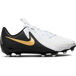 Nike Jr. Phantom GX 2 Academy FG weiß/metallic gold coin/schwarz 37,5