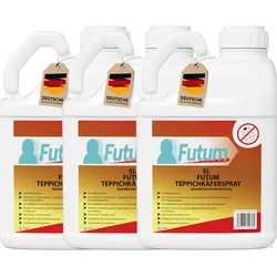 FUTUM 3x5L Teppichkäferspray bekämpft Insekten, Eier, Larven, Insektenspray ohne Biozide auf Wasserbasis,  Sofortwirkung ohne Flecken