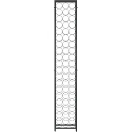 vidaXL Weinregal 34 x 18 x 200 cm Schwarz