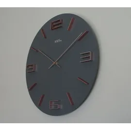 AMS Wanduhr 40,00 cm 9590 grau