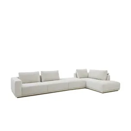 Musterring Eckcouch Mikrofaser 3-Sitzer Beige