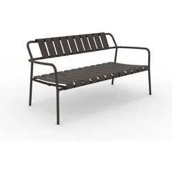 Verdea 2-Sitzer Gartenbank aus Aluminium bronze