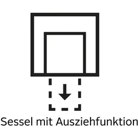 Home Affaire Sessel "Mexico Schlafsessel", braun, B:98cm H:87cm T:83cm, Struktur fein ( 100% Polyester);Luxus-Microfaser weich (90% Polyester, 10% Nylon), ;Struktur (100% Polyester), , Sessel, Sessel, mit ausziehbarer Schlaffunktion, B/T/H: 98/83/87 cm