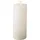 Lumineo LED Wachskerze 19 cm Ø 7 cm weiß