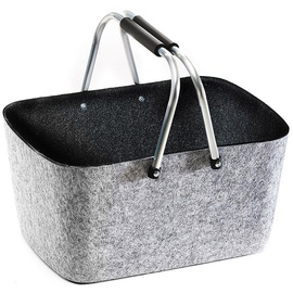 Kobolo Einkaufskorb FOLDGRAY42 in grau - Gr.: onesize