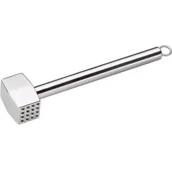 Küchenprofi Chef Fleischklopfer, Fleischhammer für Schnitzel, Steaks und Medaillons aus robustem Edelstahl, Höhe: 25,2 cm