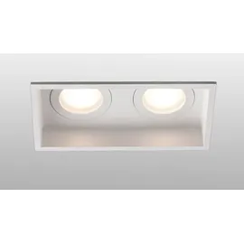 FARO Hyde 2-flammig quadratisch Weiß
