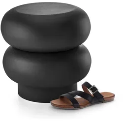 Charly Beistelltisch & Hocker schwarz