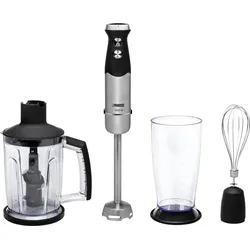 Princess 01.221221.01.001 Stabmixer 1000 W stufenlose Geschwindigkeitseinstellung Silber, Schwarz