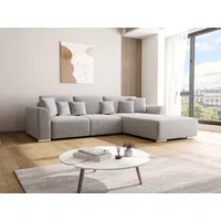Ecksofa mit Schlaffunktion GUSTO L Monolith 84 Rechts - Hellgrau