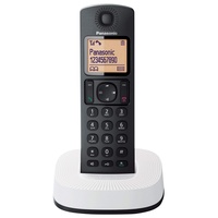 Panasonic KX-TGC310 Schnurlostelefon (LCD, Anruf-Erkennung, Gesprächszeit 16 h, Ortung, 50 Nummern, Anrufsperre, ECO-Modus, Geräuschreduzierung), Schwarz und Weiß
