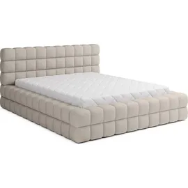 petits-meubles Bett mit Bettkasten 160 x 200 cm Beige