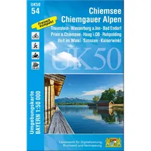 LDBV Bayern Chiemsee - Chiemgauer Alpen 1 : 50 000 (UK50-54)