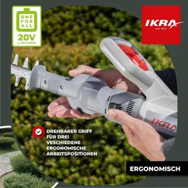 IKRA ICPH 2050 20 cm inkl. Akku 20V, Ladegerät & Schultergurt