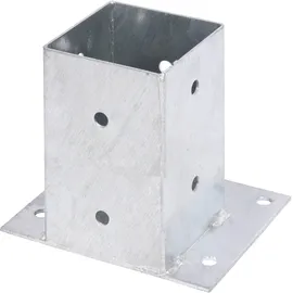 GAH Alberts Zaunpfosten 91 x 91 mm Silber/Stahl