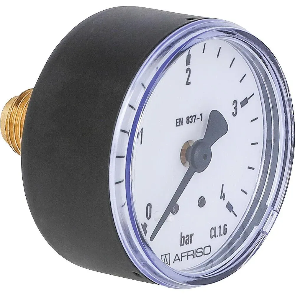 Manometer zu Druckminderer 0-4 bar D 50 mm, 1/4''