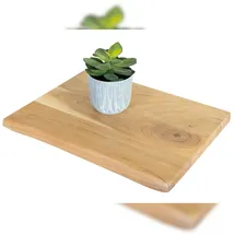 möbelliebling Holzplatte Arya mit echter Baumkante 40 x 30 cm