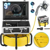 Vevor Rohrinspektionskamera mit 512-Hz-Ortungsgerät, 50 m, 9-Zoll-1080P-HD-Bildschirm, 36-fachem Zoom