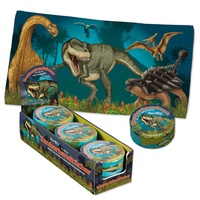itsisa Magisches Handtuch Dinosaurier T-Rex 60x30 cm - Zauberhandtuch, Kinder Handtuch, Kindergeschenk, Dino, Adventskalender