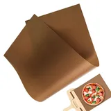 Supatmul Sliding Pizza Peel, Pizzaschieber in Lebensmittelqualität, Verschiebbarer Pizzaschieber mit Griff, Professioneller Antihaftbeschichteter Schiebe Pizzaschaufel mit Loch zum Aufhängen