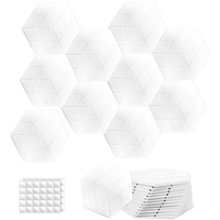 12 Stück Akustik Panel Hexagon,Schallschutzplatten Akustikplatte,Akkustikdämmstoff Schaumstoffmatten,Akustik Panel Hoher Dichte,Akustikpaneele für Tonstudio